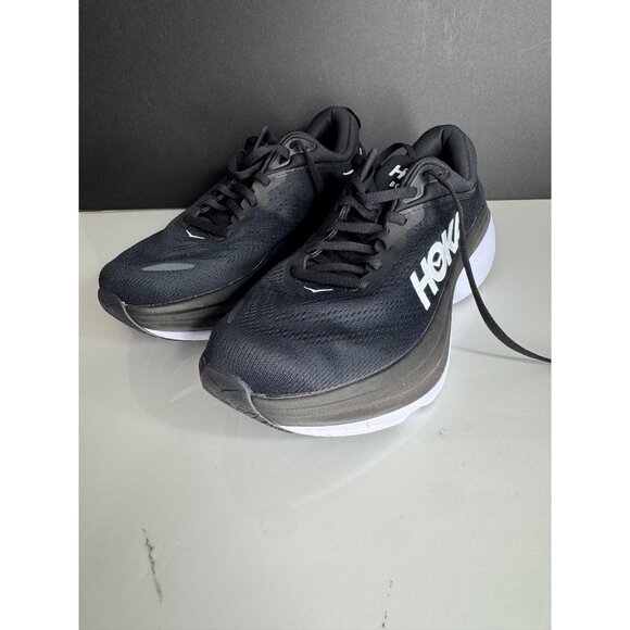 Hoka One One Bondi 8 Black White Sneakers Women's EU 41 1/3 US 9 New - Picture 3 of 8